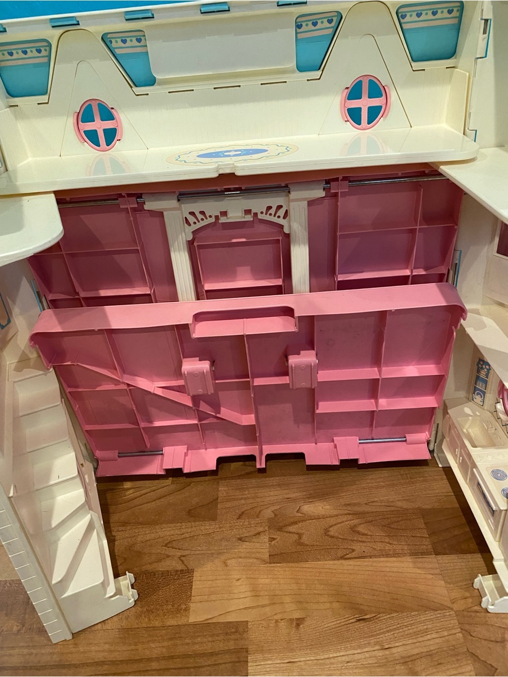 Fisher Price Loving Family Dream Doll Folding House #6364 Vintage 1993 90s - Picture 5 of 13